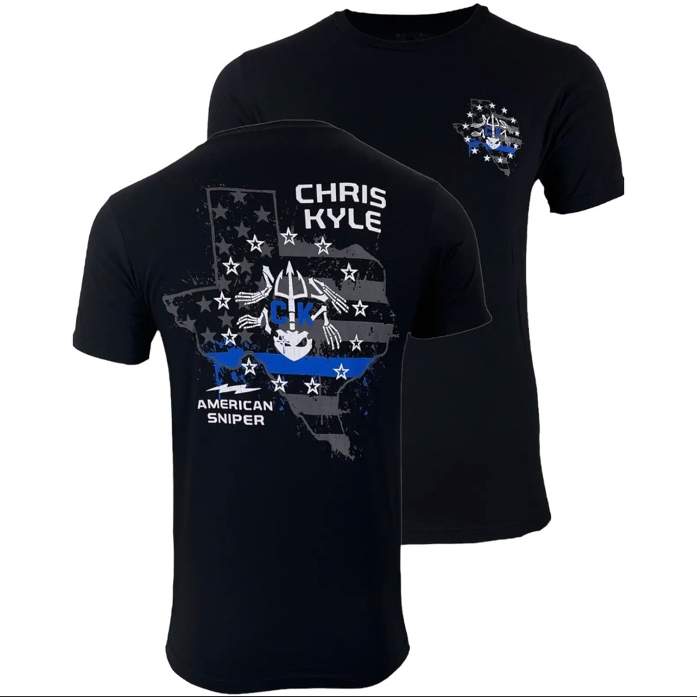 Howitzer Style Men's T-Shirt CHRIS KYLE TEXAS RESPECT Military Grunt MFG